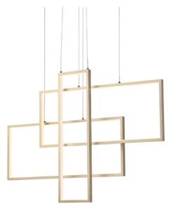 Redo 01-2314 - Lustră LED dimabilă suspendată pe cablu PLANA, LED/60W/230V, auriu