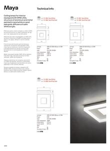 Redo 01-1998 - Plafonieră LED dimabilă MAYA LED/42W/230V 42,5x42,5 cm, aurie