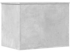 Cutie de depozitare, gri beton, 60x42x46 cm, lemn prelucrat