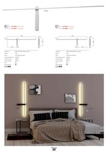Redo 01-2744 - Aplică de perete LED TANGENT LED/13W/230V CRI 90 alb