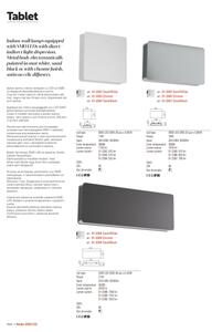 Redo 01-2384 - Aplica LED de perete TABLET, 11W/230V, 3000K, CRI 90, negru