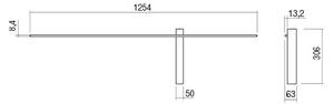 Redo TANGENT 01-2201 - Aplica de perete LED, 14W, 230V, 3000K, negru