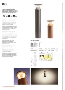 Redo 90591 - Lampă LED de exterior BIRO, 12W, 230V, 3000K, 70 cm, CRI 90, IP65, antracit