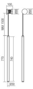 Redo 01-3363 SWING - Aplica de perete LED, 16W, 230V, dimmabilă, 3000/4000K, CRI 90, albă