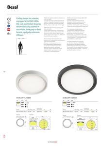 Redo 9184 - Plafonieră LED pentru exterior BEZEL, 30W/230V, IP54, antracit