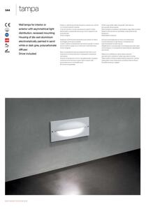 Redo 90009 - Lampă LED de orientare pentru exterior TAMPA, 11W, 230V, IP54, albă