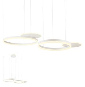 Redo 01-2608 - Lustra LED reglabilă suspendată pe cablu SIGUA, 114W, 230V, CRI 90, alb