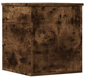 Cutie de depozitare, stejar fumuriu, 40x42x46 cm lemn prelucrat