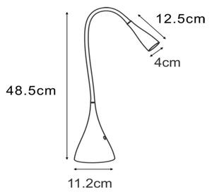 Lampă LED de masă dimabilă ZOZY LED/4W/230V Lucide 18656/03/30