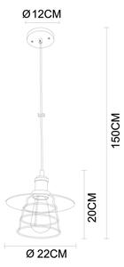 Globo 15086H - Lustra VIEJO 1xE27/60W/230V