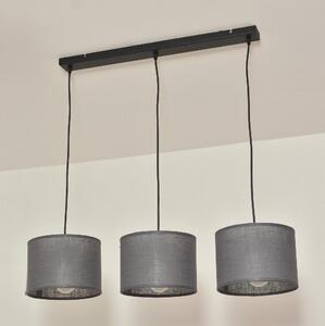 Lustru pe cablu ALBA 3xE27/15W/230V gri