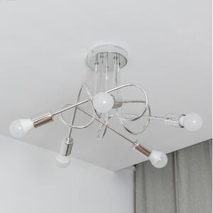 Lustră aplicată OXFORD 5xE27/15W/230V crom lucios