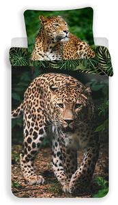 Lenjerie de pat pentru copii Leopard - Leopard | 140 x 200 cm / 70 x 90 cm