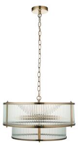 Endon 110944 - Candelabru suspendat cu lanț RIDGETON 5xE14/6W/230V alamă