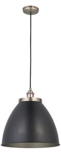 Endon 98749 - Pendul cu cablu FRANKLIN, 1xE27/10W/230V, negru/alamă