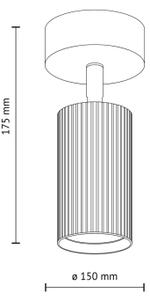 Spot TUNE 1xGU10/10W/230V negru/maro