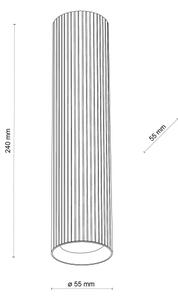 Spot TUNE L 1xGU10/10W/230V, 24 cm, alb