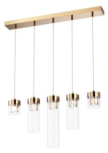 Lustră de cristal pe cablu GEM 5xG9/28W/230V Zuma Line P0389-05E-F7AC