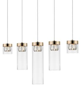 Lustră de cristal pe cablu GEM 5xG9/28W/230V Zuma Line P0389-05E-F7AC