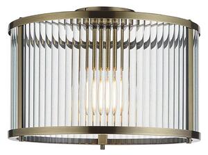 Endon 106265 - Plafonieră RIDGETON, 1xE27/10W/230V, finisaj alamă