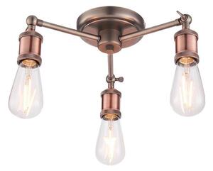 Endon 76124 - Spot halogen 3xE27/10W/230V crom mat/cupru