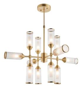 Endon 92214 - Candelabru pe tijă TOUR 12xG9/3W/230V, alamă