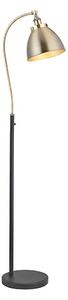 Endon 98748 - Lampadar FRANKLIN 1xE27/10W/230V alamă/negru
