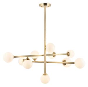 Endon 106754 - Candelabru cu tijă OTIS 10xG9/5W/230V, auriu