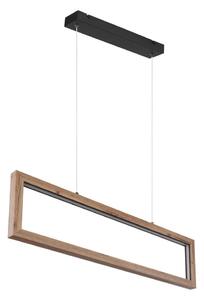 Globo 67287H - Lustră suspendată pe cablu MANDERA LED/24W/230V maro