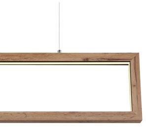 Globo 67287H - Lustră suspendată pe cablu MANDERA LED/24W/230V maro