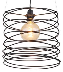 Globo 15640H - Pendul pe cablu TILLY 1xE27/60W/230V negru