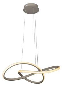 Lustră LED dimabilă suspendată pe cablu LED/65W/230V 3000-6500K + telecomandă