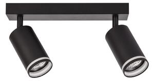 Lampă spot PIPE, 2x GU10/10W/230V, negru