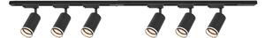 Spot pe șină PIPE 6xGU10/10W/230V, negru