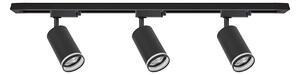 Spot pentru șină PIPE 3xGU10/10W/230V negru