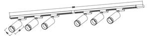 Spot pentru șină PIPE 6xGU10/10W/230V, alb