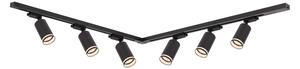 Spot pe șină PIPE 6xGU10/10W/230V, negru
