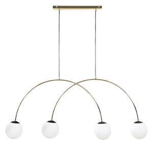 Zuma Line 1219 - Lustră BOW suspendată pe cablu, 4xE14/10W/230V, auriu