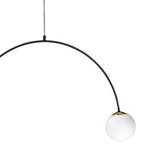 Zuma Line 1222 - Lustră suspendată pe cablu BOW 2xE14/10W/230V, negru