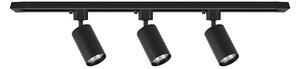 Spot pe șină TIGER, 3x GU10, 10W, 230V, negru