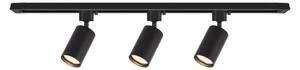 Spot pe șină TIGER, 3x GU10, 10W, 230V, negru