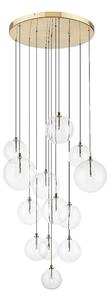 Zuma Line P0606-13B-2GAC - Lustra suspendată pe cablu MILAN 13xG9/2W/230V finisaj auriu