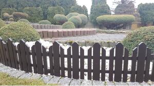 Gard de grădină Home maro, 2,3 m