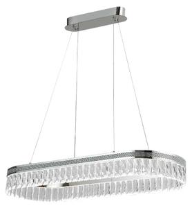 Candelabru cu cristale LED reglabil, suspendat pe cablu THALIA LED/50W/230V 3000-6000K + telecomandă