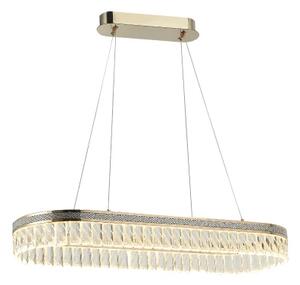 Candelabru LED din cristal dimabil suspendat pe cablu THALIA LED/50W/230V 3000-6000K + telecomandă