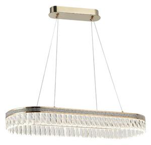 Candelabru LED din cristal dimabil suspendat pe cablu THALIA LED/50W/230V 3000-6000K + telecomandă