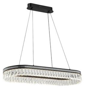 Candelabru din cristal cu LED reglabil, suspendat pe cablu THALIA LED/50W/230V 3000-6000K + telecomandă