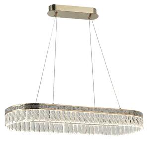 Candelabru LED din cristal dimabil suspendat pe cablu THALIA LED/50W/230V 3000-6000K + telecomandă