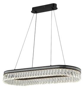 Candelabru din cristal cu LED reglabil, suspendat pe cablu THALIA LED/50W/230V 3000-6000K + telecomandă
