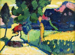 Reproducere Summer Landscape, 1909, Wassily Kandinsky